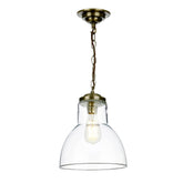 David Hunt Lighting Upton Pendant Small Antique Brass UPT0175